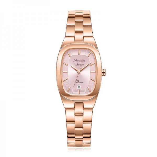 Alexandre Christie AC 2B53 Rosegold Pink Steel LDBRGPN